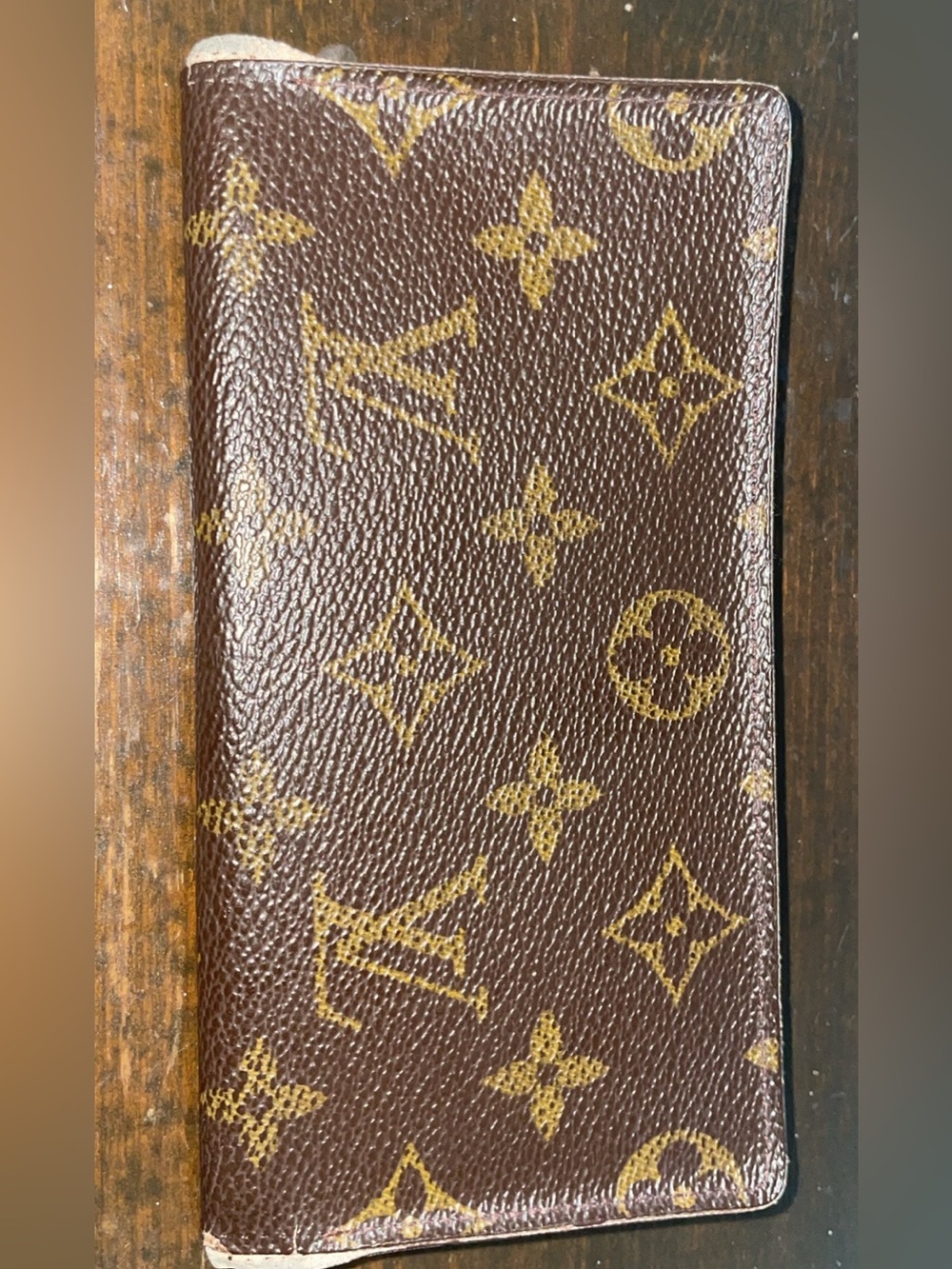 Louis Vuitton Monogram Vintage Check Book Holder